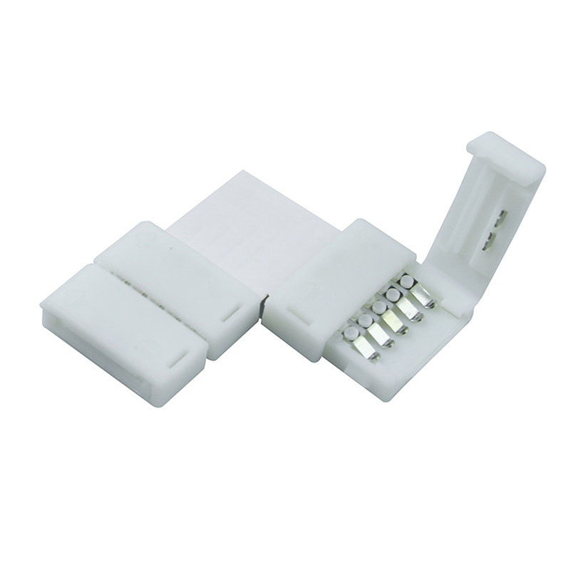 L Shape RGBW LED Strip Light 5 Pin Connector for 10/12 mm Wide 5050 and 3528 LED Indoor String Lights Extending Connection L Shape RGBW LED Strip Light 5 Pin Connector for 10/12 mm Wide 5050 and 3528 LED Indoor String Lights Extending Connection